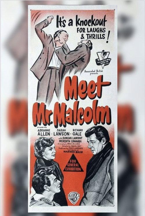Meet Mr. Malcolm 1954 official movie poster