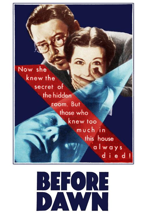 Before Dawn 1933 official movie poster