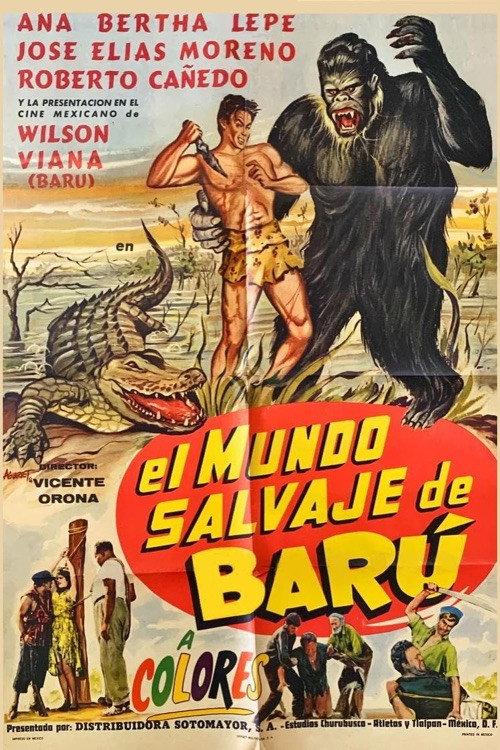 El mundo salvaje de Barú 1962 official movie poster