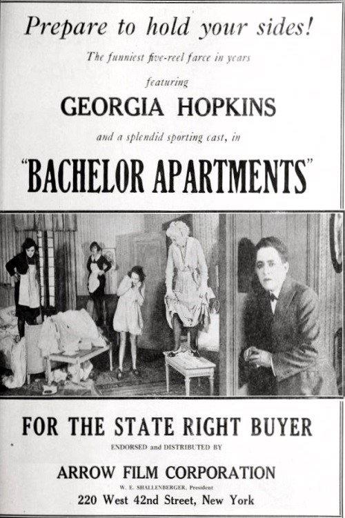 Bachelor Apartments 1921 official movie poster