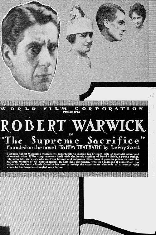 The Supreme Sacrifice 1916 official movie poster