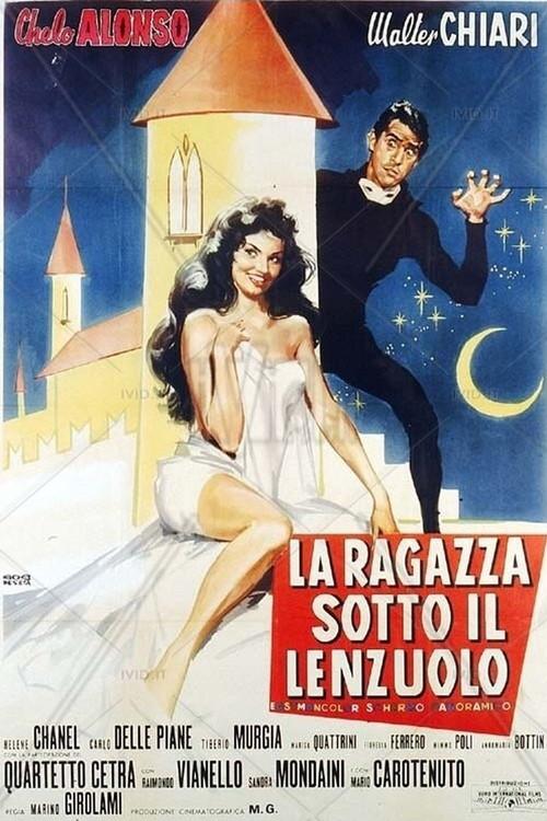 La ragazza sotto il lenzuolo 1961 official movie poster