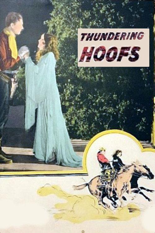 Thundering Hoofs 1922 official movie poster