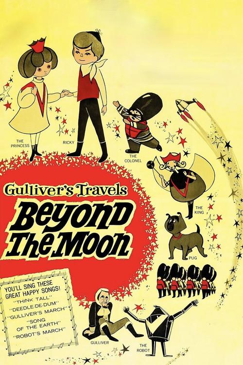 Gulliver's Travels Beyond the Moon 1965 official movie poster