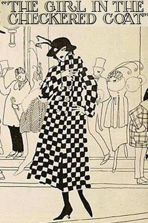 The Girl in the Checkered Coat 1917 official movie poster