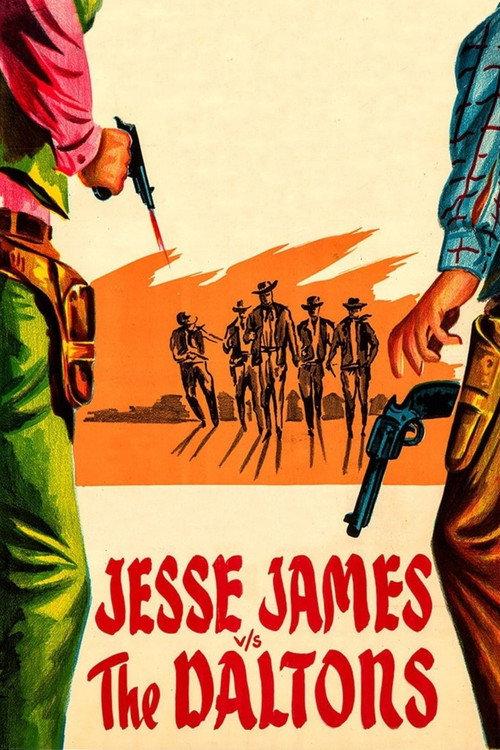 Jesse James vs. the Daltons 1954 official movie poster