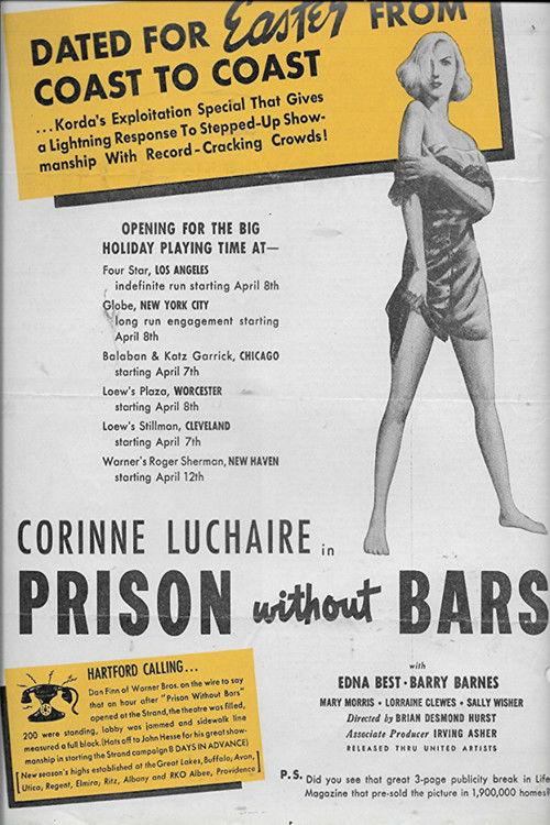 Prison Without Bars 1938 official movie poster