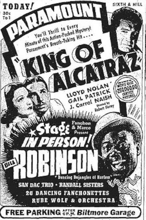 King of Alcatraz 1938 official movie poster