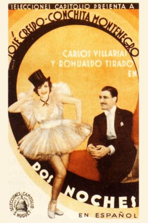 Dos noches 1933 official movie poster