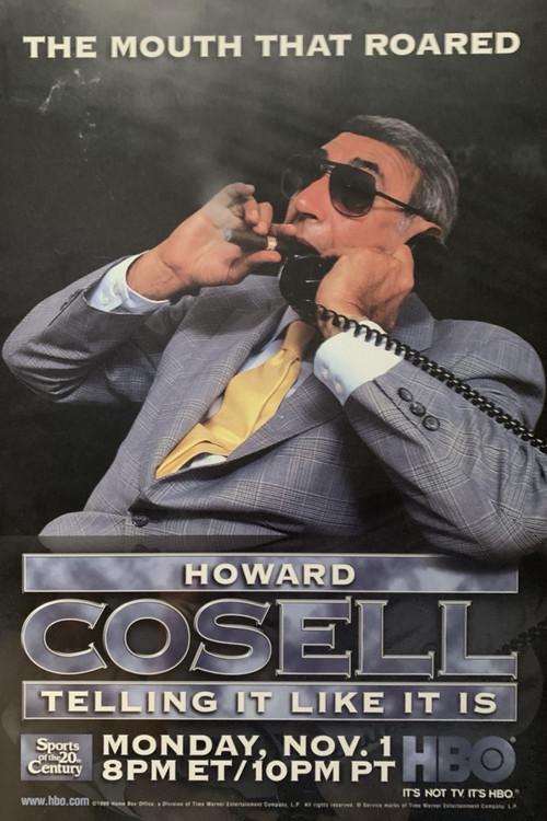 Howard Cosell: Telling It Like It Is 1999 official movie poster