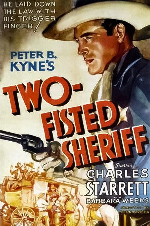 Two-Fisted Sheriff 1937 official movie poster