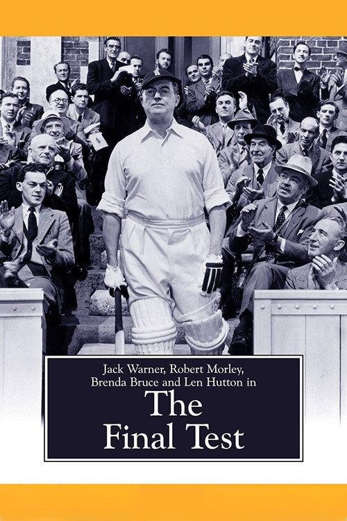 The Final Test 1953 official movie poster