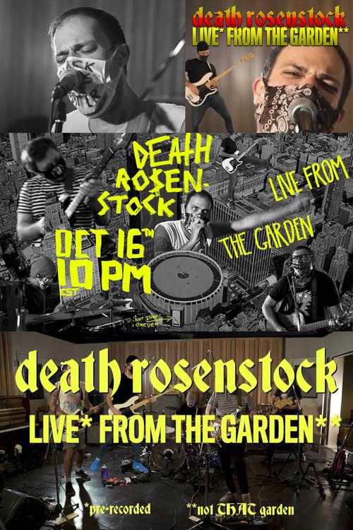 Jeff Rosenstock: LIVE* FROM THE GARDEN** 2020 official movie poster
