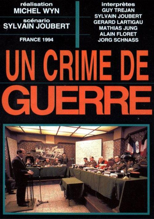 Un crime de guerre 1994 official movie poster