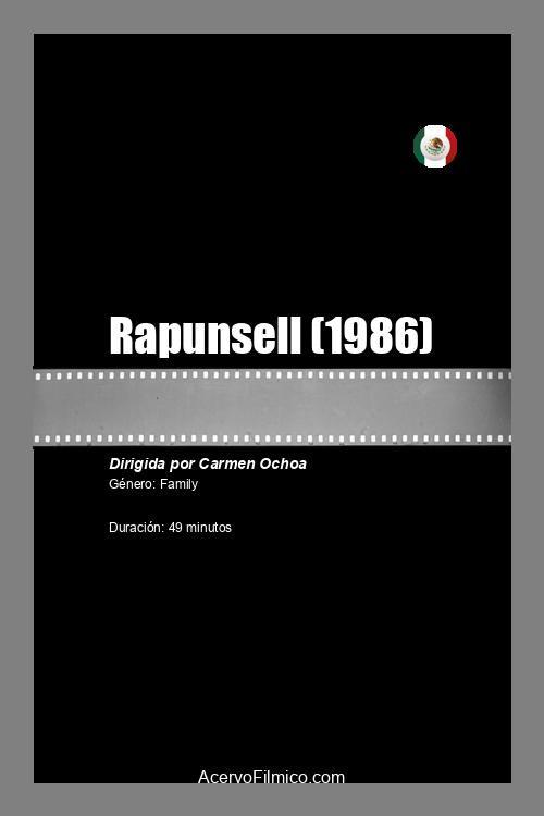 Rapunsell 1986 official movie poster