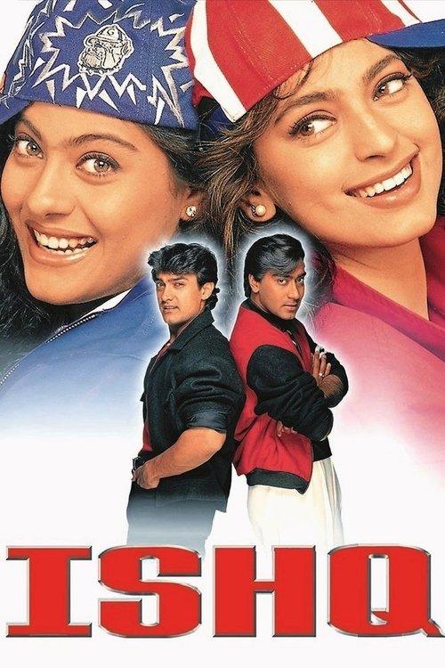 Ishq 1997 official movie poster