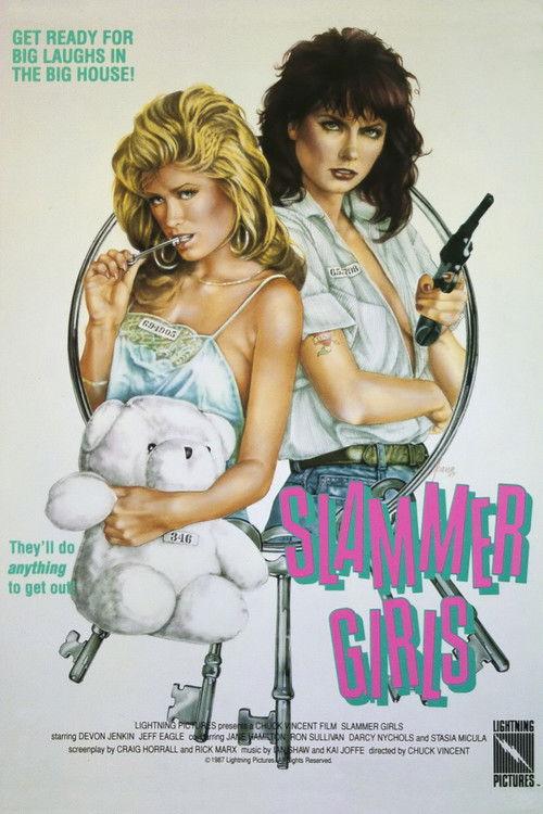 Slammer Girls 1987 official movie poster