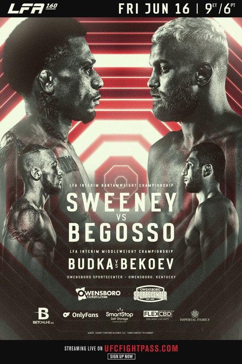 LFA 160: Sweeney vs. Begosso 2023 official movie poster