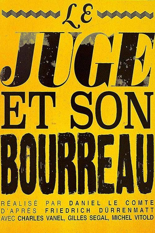 Le Juge et son bourreau 1974 official movie poster