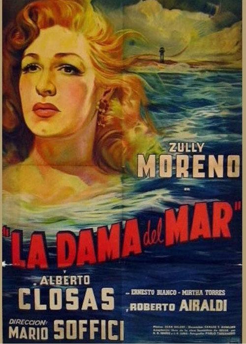 La dama del mar 1954 official movie poster