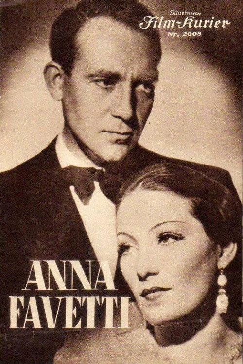 Anna Favetti 1938 official movie poster