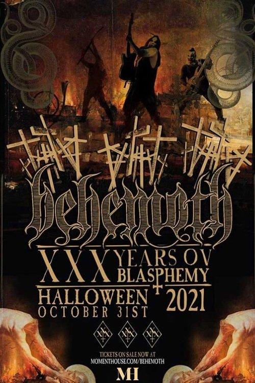 Behemoth - XXX Years Ov Blasphemy 2021 official movie poster
