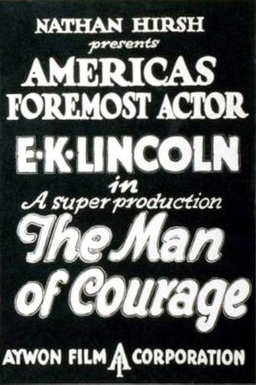 The Man of Courage 1922 official movie poster
