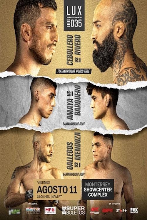LUX Fight League 35 2023 official movie poster