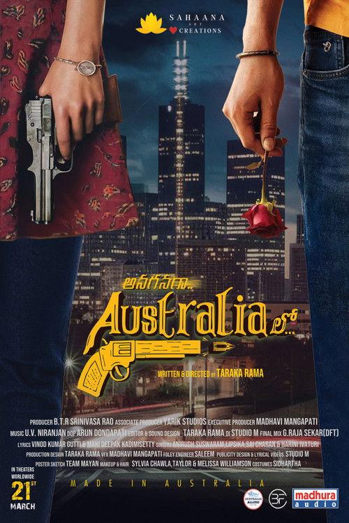 Anaganaga Australia Lo 2025 official movie poster