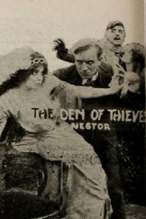 The Den of Thieves 1914 official movie poster