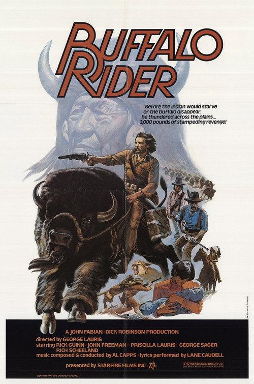 Buffalo Rider 1976 official movie poster