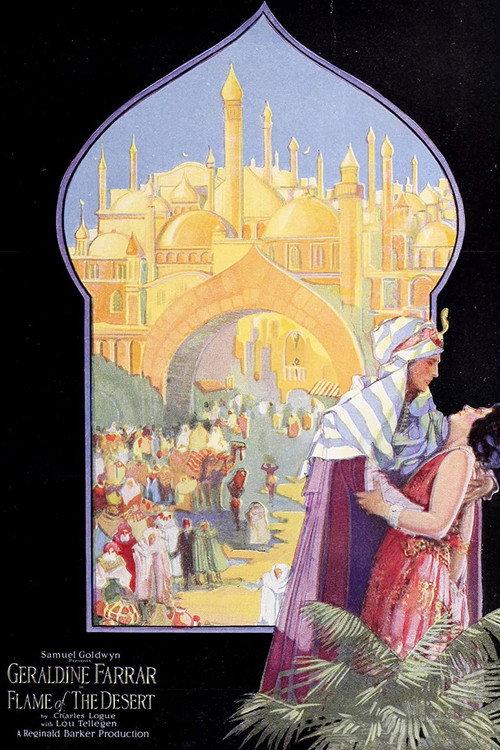 Flame of the Desert 1919 official movie poster