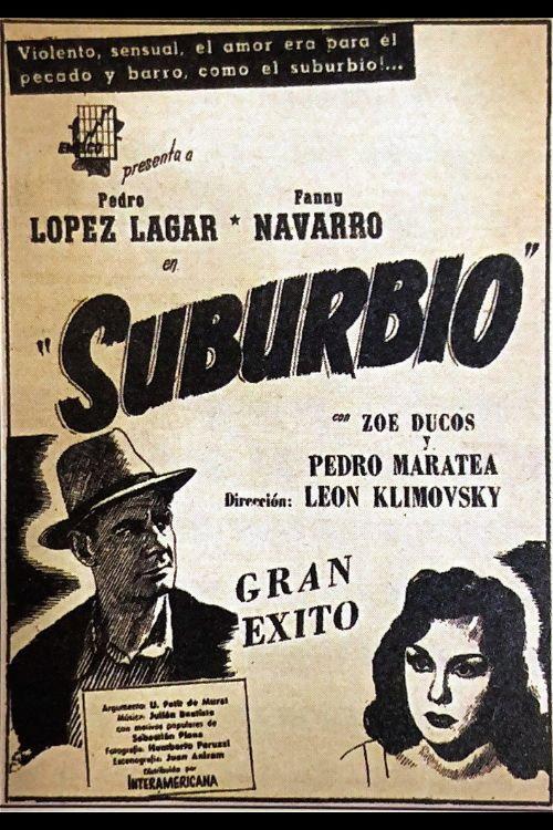 Suburbio 1951 official movie poster