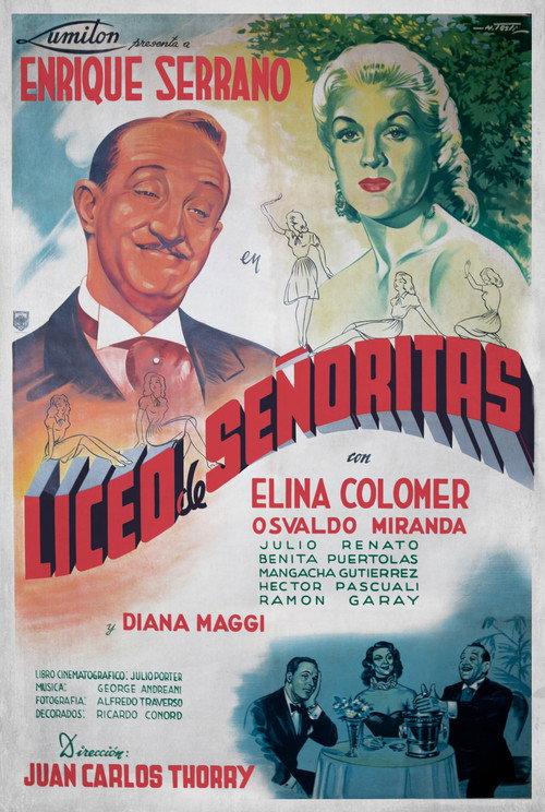 Ladies high school 1951 official movie poster