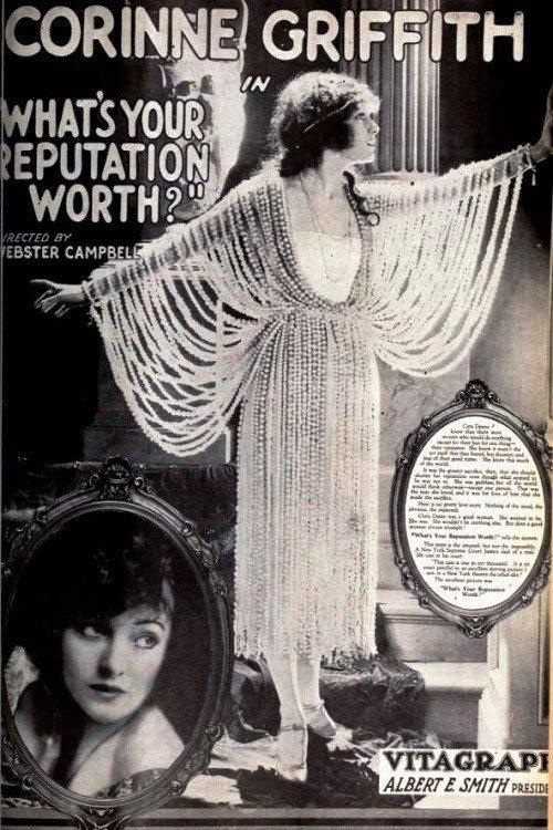 What's Your Reputation Worth? 1921 official movie poster