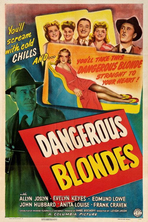 Dangerous Blondes 1943 official movie poster