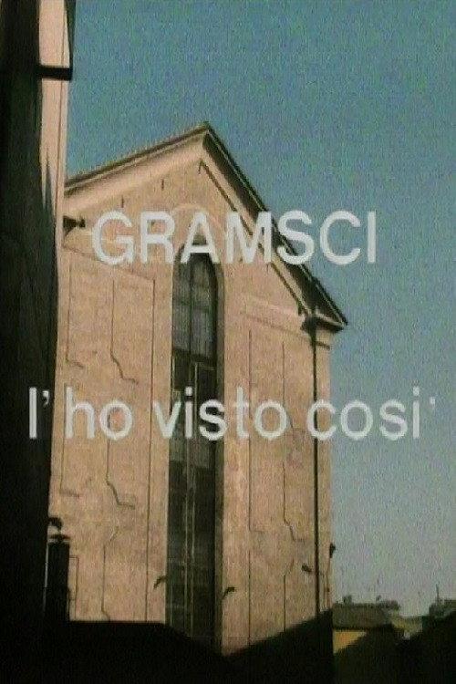 Gramsci l'ho visto così 1988 official movie poster