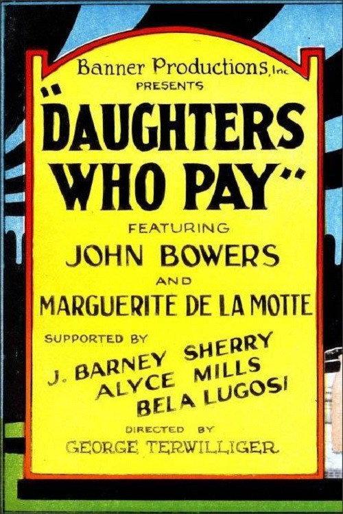 Daughters Who Pay 1925 official movie poster
