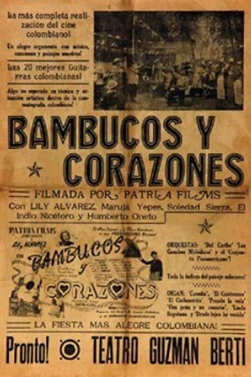 Bambucos y Corazones 1945 official movie poster