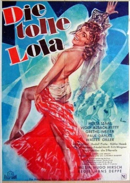 Die tolle Lola 1954 official movie poster
