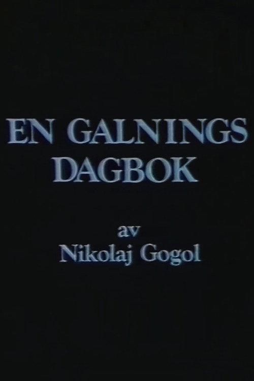En Galnings Dagbok 1983 official movie poster