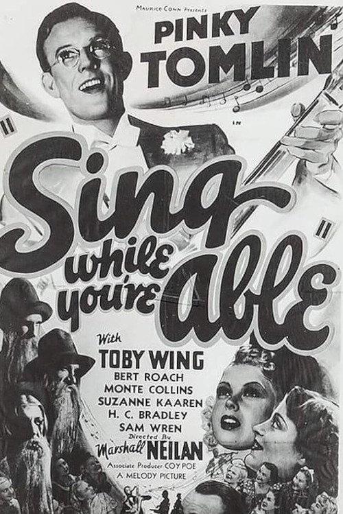 Sing While You're Able 1937 official movie poster