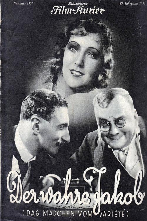 True Jacob 1931 official movie poster
