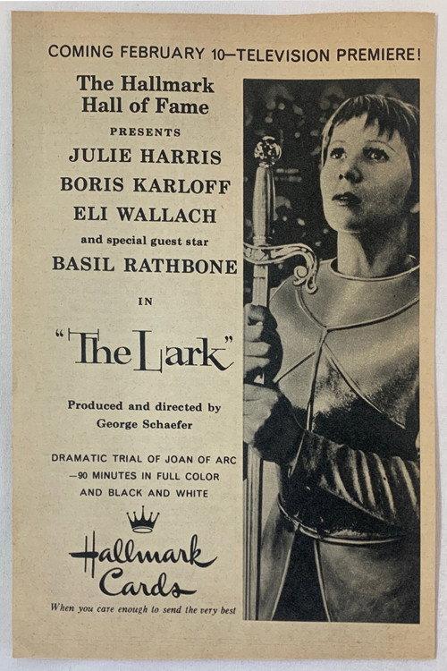 The Lark 1957 official movie poster