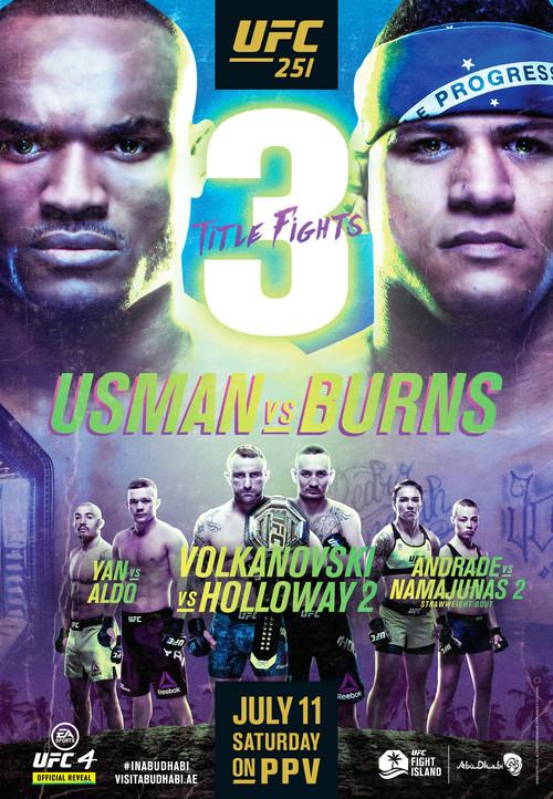 UFC 251: Usman vs. Masvidal 2020 official movie poster
