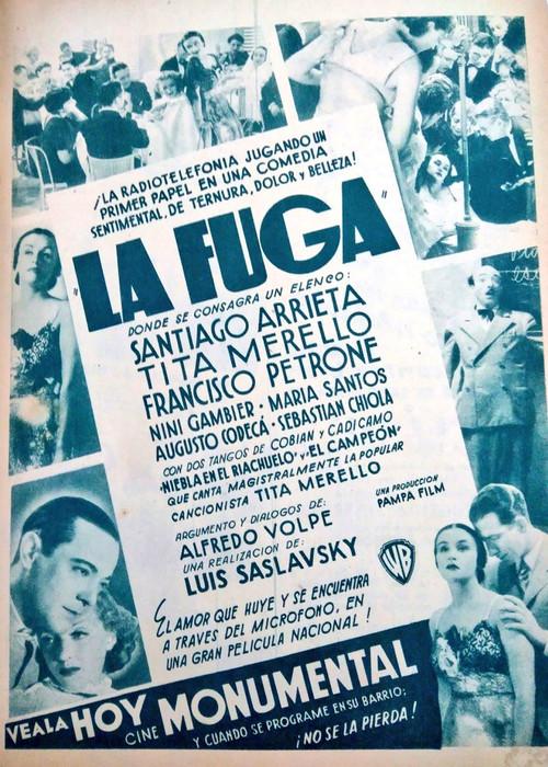 La fuga 1937 official movie poster