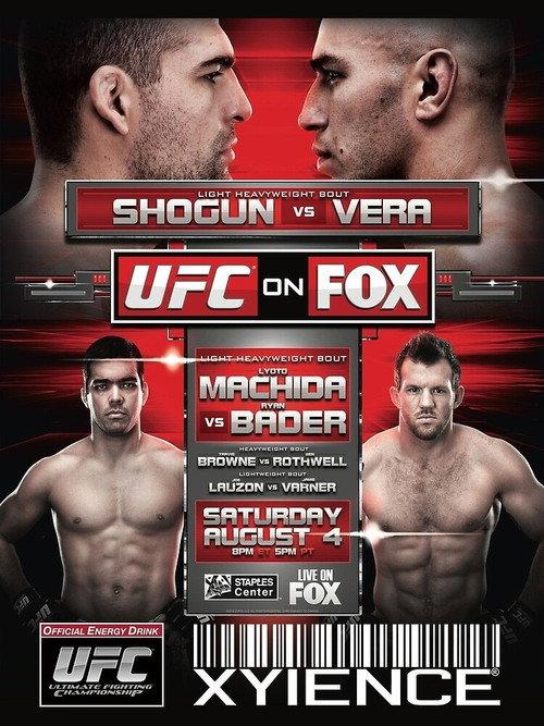 UFC on Fox 4: Shogun vs. Vera 2012 official movie poster