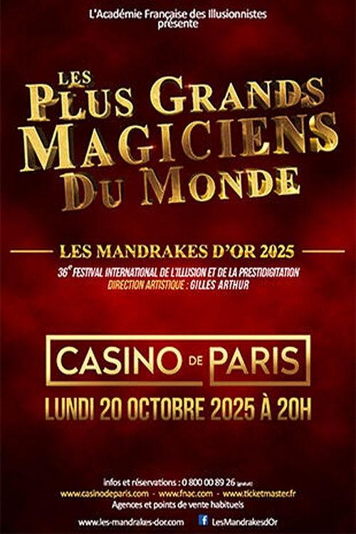 Les plus grands magiciens du monde - Les Mandrakes d'Or 2025 2026 official movie poster