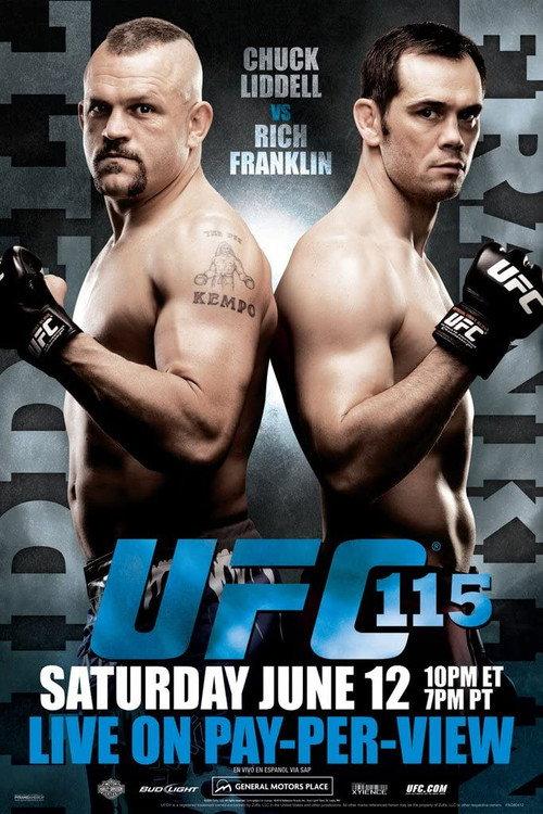 UFC 115: Liddell vs. Franklin 2010 official movie poster