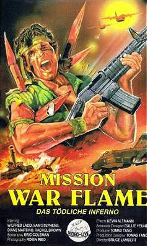 Mission War Flames 1987 official movie poster